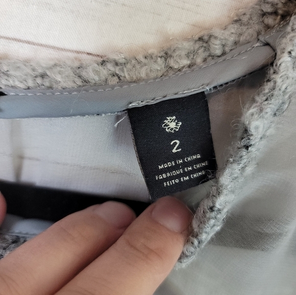 MAISON SCOTCH SHEER SHORT SLEEVE MOUNTAIN SCENE BLOUSE, SZ 6 - Picture 9 of 14